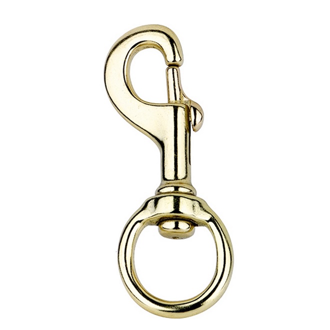 MOSCHETTONE OTTONE NICHELATO 16 mm  